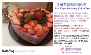 生機藍莓蛋糕制作班1